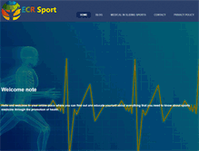 Tablet Screenshot of ecr-sport.com